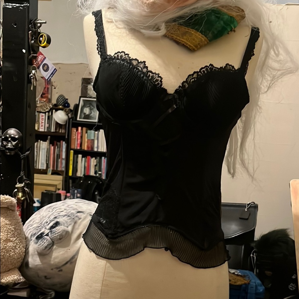 Sophie B. Black Lace Corset Top